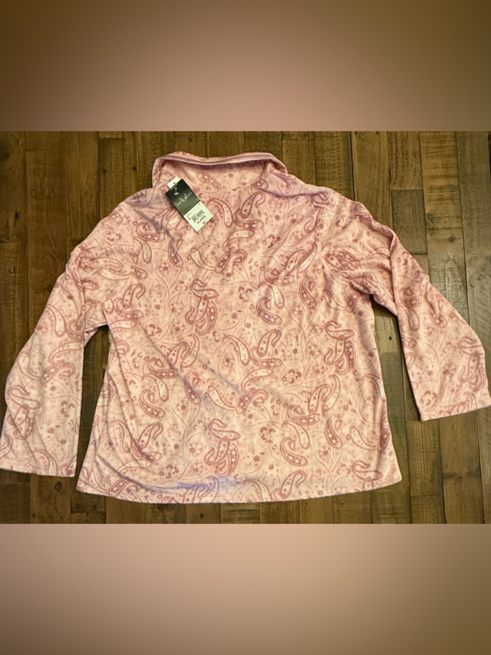 Earth Angels Pink Microfleece Pajama Set Top and Bottom XL - Picture 2 of 10